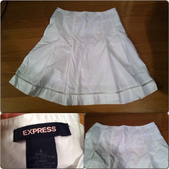 💗BUNDLE @mscollier White Express Skirt & light💗