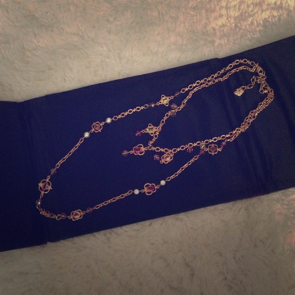 Swarovski crystal necklace.