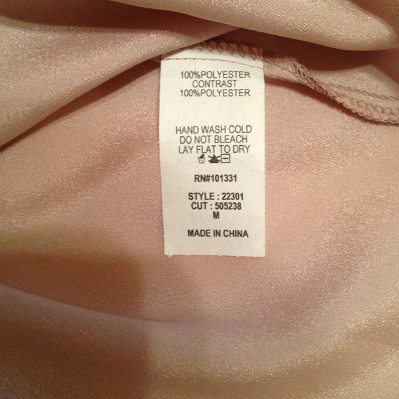 NWT lace neckline taupe dress top - Picture 4 of 4