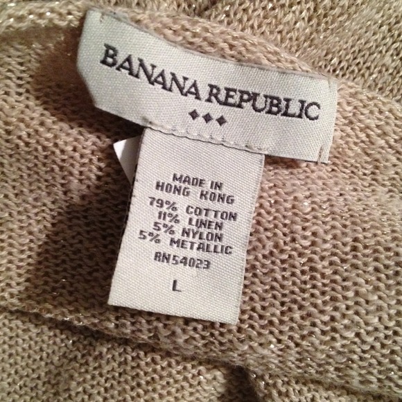 ❌SOLD on eBay❌ Banana Republic Gold Wrap Sweater - Picture 3 of 4