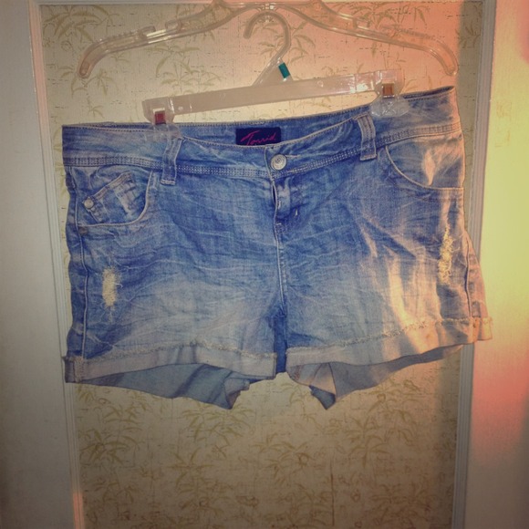 Torrid plus size denim shorts size 12