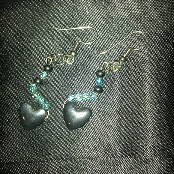 Heart Beaded earrings