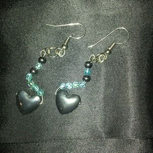 Heart Beaded earrings