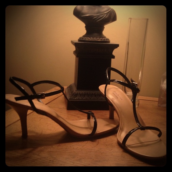 Vera Wang strappy heels