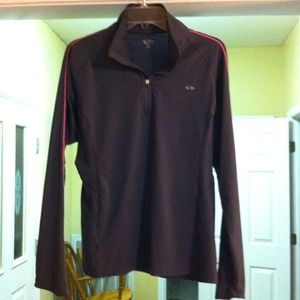 Pink and Grey Champion jacket.