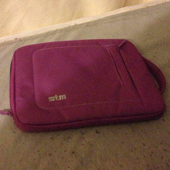 Pink padded iPad case