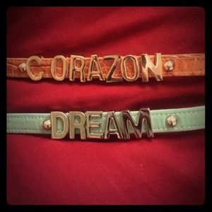 BCBG affirmation braceletes.