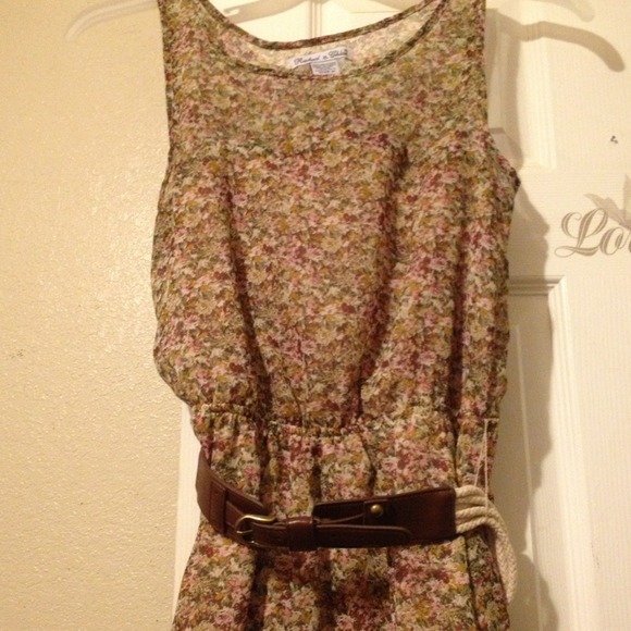 TRADED!!! Earthy Floral Dress