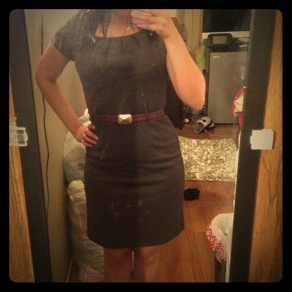 Dark grey elegant dress