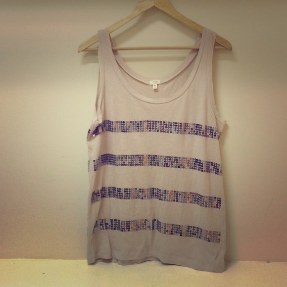 **Sold**J. Crew sequined tank
