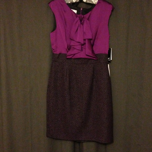 Black/Purple Tweed Dress PRICE REDUCED!