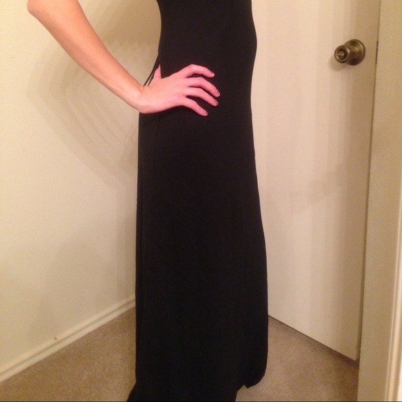 Long black dress