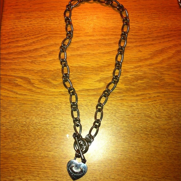 Silver Juicy Couture necklace