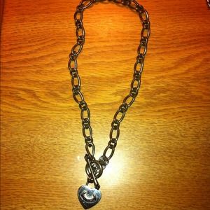 Silver Juicy Couture necklace