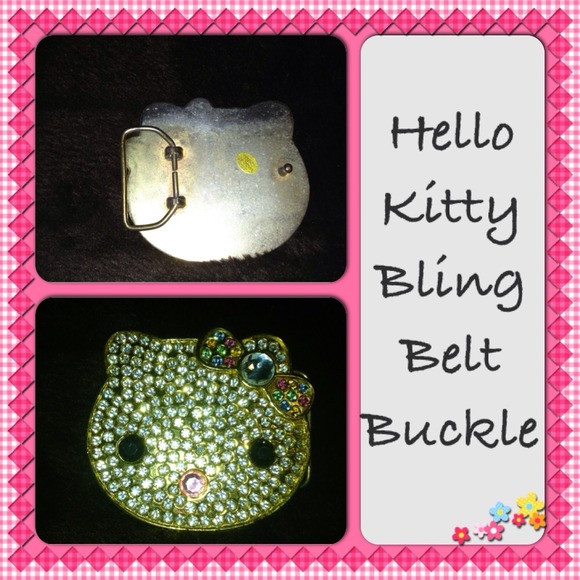 Hello Kitty Bling Belt Buckle.