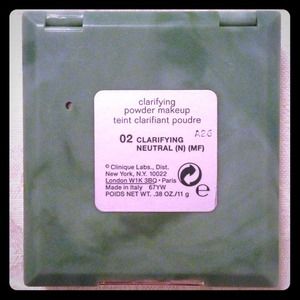Clinique clarifying powder No.02 neutral