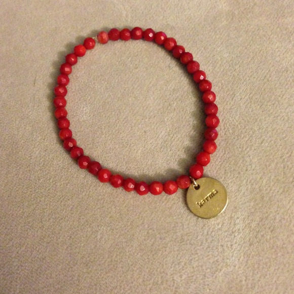 red coral bracelet