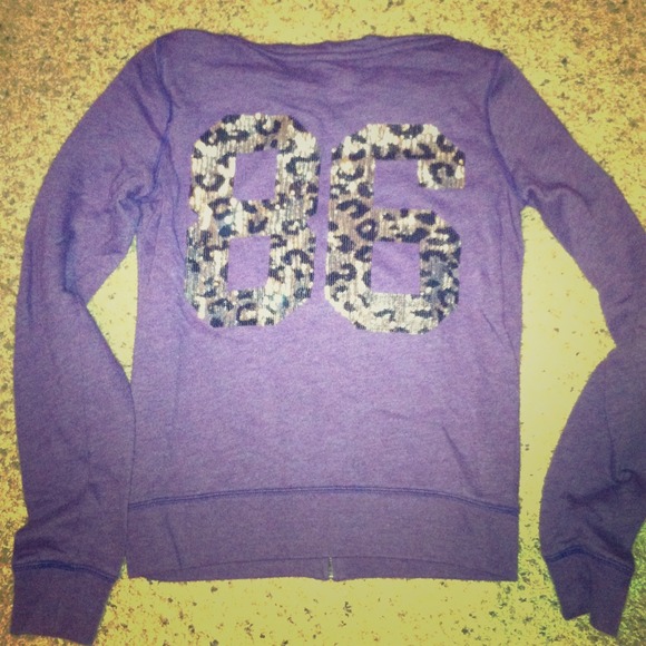 SOLD****Victoria's Secret Bling 86 zip hoodie