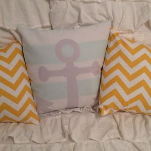 Anchor pillow case