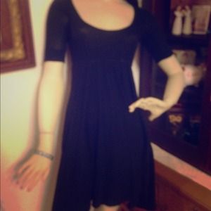 C & C California Scoop Neck Summer Slub Dress