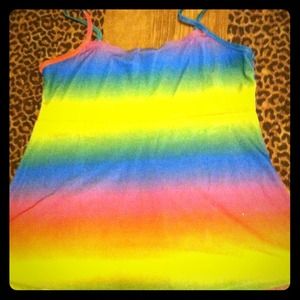 Colorful tye-dye blouse
