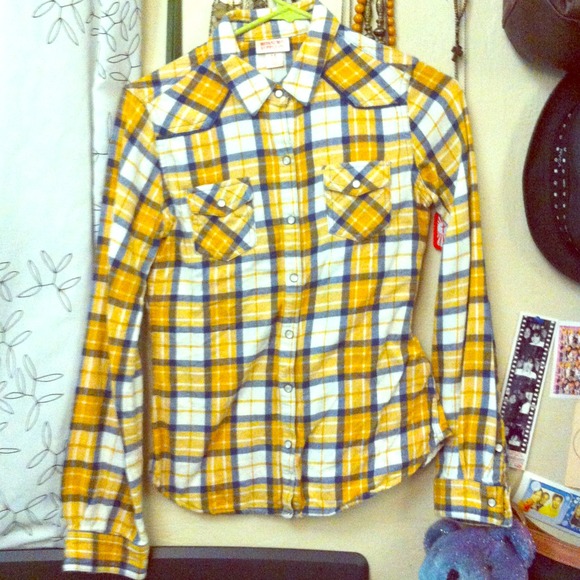 Mossimo Yellow Plaid