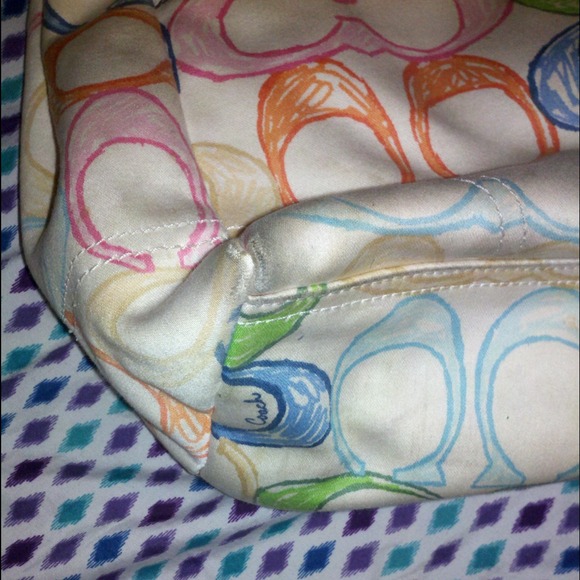 Multicolored Coach Purse - Picture 2 of 4