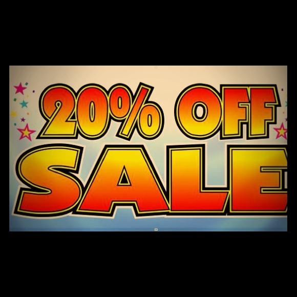 😍All items 20% off sale😍