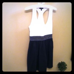 bebe black and white dress. Size Small