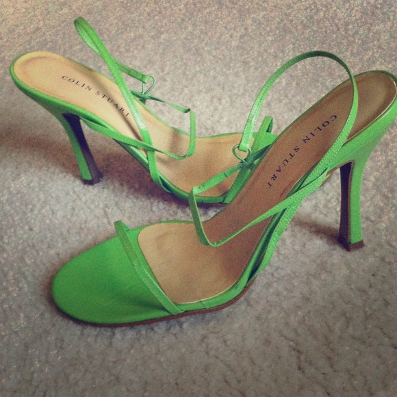 Colin Stewart Lime Green Heels! Size 7 1/2!!!!