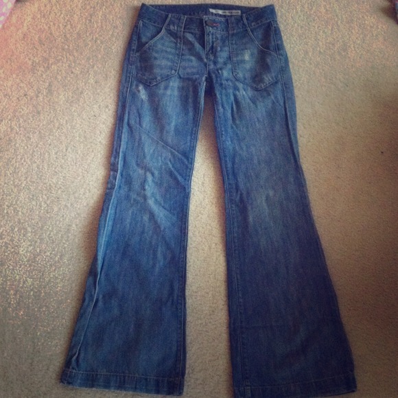 Wide Leg DKNY Trouser Jeans size 2!!