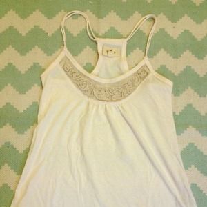 Light pink Hollister razor back tank