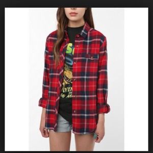 BDG boyfriend cut Flannel