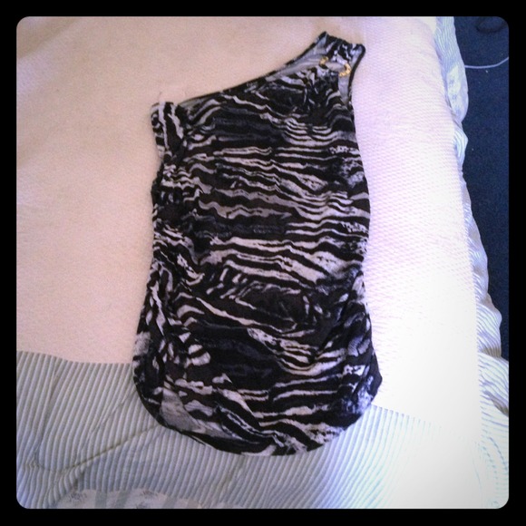 Cute one shoulder dressy top