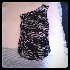 Cute one shoulder dressy top