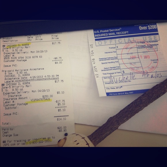 Proof of shipping