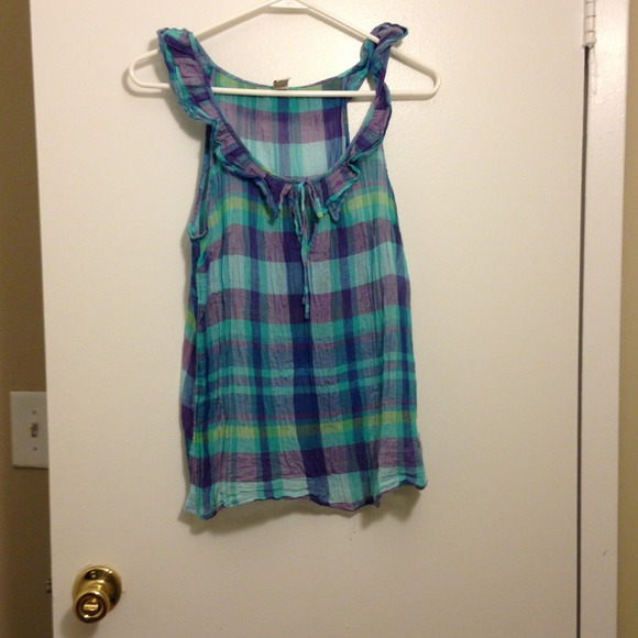 Plaid tank❌❌❌SOLD