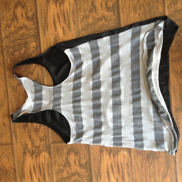 Sold 🚫Black and grey racer back tank - Picture 2 of 2