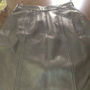Genuine Leather Skirt New