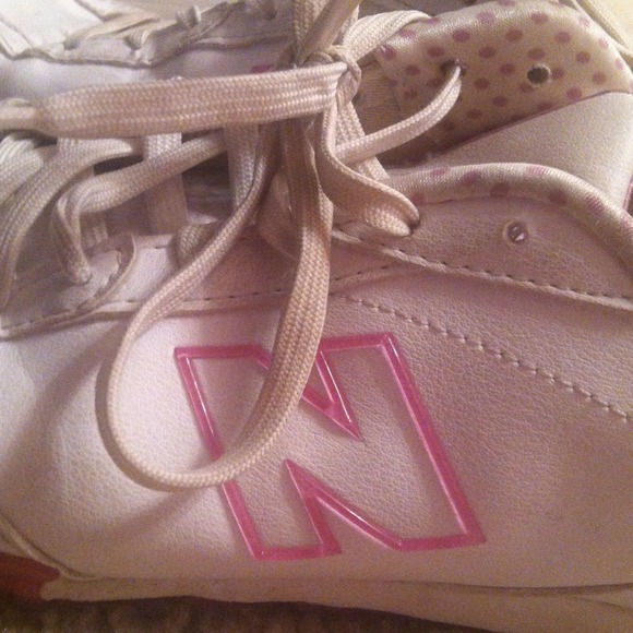 New balance pink and white!