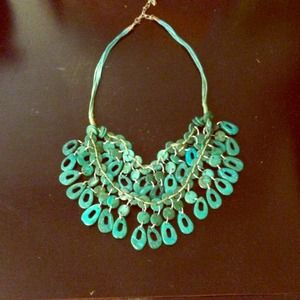 Turquoise necklace.