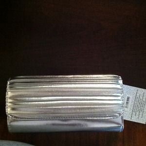 New silver Clutch **Sold**