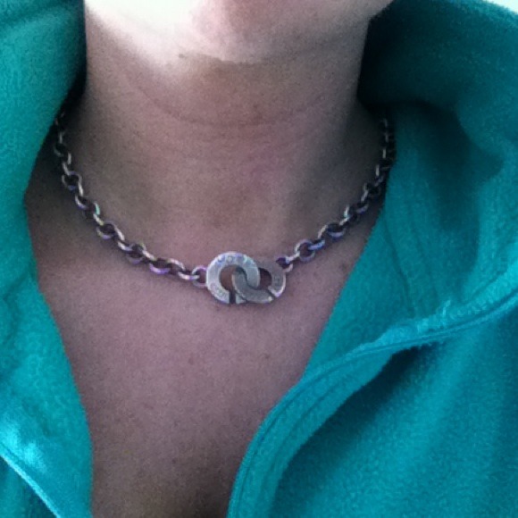 Tiffany & co. Sterling silver circle link necklace - Picture 3 of 4