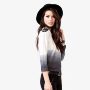 Beautiful Ombre Studded Sweater!