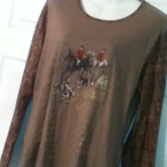 North River Outfitters Long Sleeve Shirt Top Large