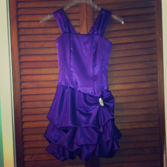 Deep Purple Prom Dress