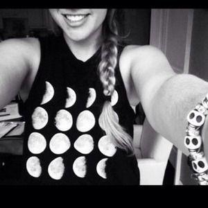 Moon Crop Top by Brandy Melville