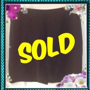 🎀SOLD🎀Boston Proper, Black A-Line Skirt