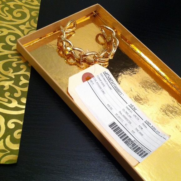 Dolce & Gabbana metal chain bracelet/bangle