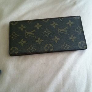 Louis Vuitton checkbook cover & credit card holder